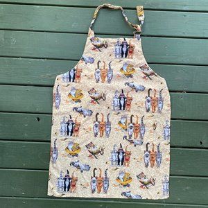 Beige Cat Apron
